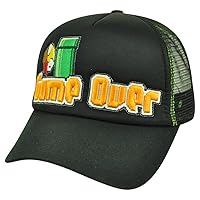 Flappy Bird Game Over Trucker Hat w/Mesh Back