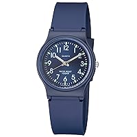 Men's Classic Quartz Watch with Resin Strap, Blue, 100 Meter Water Resistant