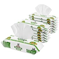 Pogi's Grooming Wipes Home & Travel Pack Bundle - 100-Count Green Tea Scented Grooming Wipes for Home and 240-Count Green Tea Scented Wipes for Travel
