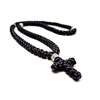 Christian 100-knot Prayer Rope ǀ Smooth Silk Satin Cord