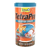 Tetra TetraPro Goldfish Crisps Fish Food, enhanced with biotin for optimal health, 7.90 oz