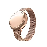 Wave Cooling and Warming Wristband - Personalized Thermal Relief - Manage Hot Flashes, Night Sweats, Sleep - FSA HSA Eligible - Clinically Proven - Rechargeable - Rose Gold