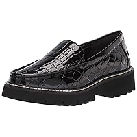 Donald Pliner Women’s Hope Loafer – Leather Croco Patent Upper – Loafers for Women, Designer Loafer Shoes, Classic Loafers, Women’s Loafer Shoes, Women’s Dress Loafers