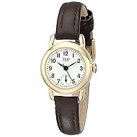 Women's Small Face Brown Leather Gold Watch TK658BR