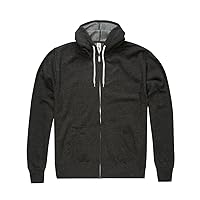 ITC Mens Full-Zip Hooded Sweatshirt (AFX90UNZ) -CHARCOAL H -XL