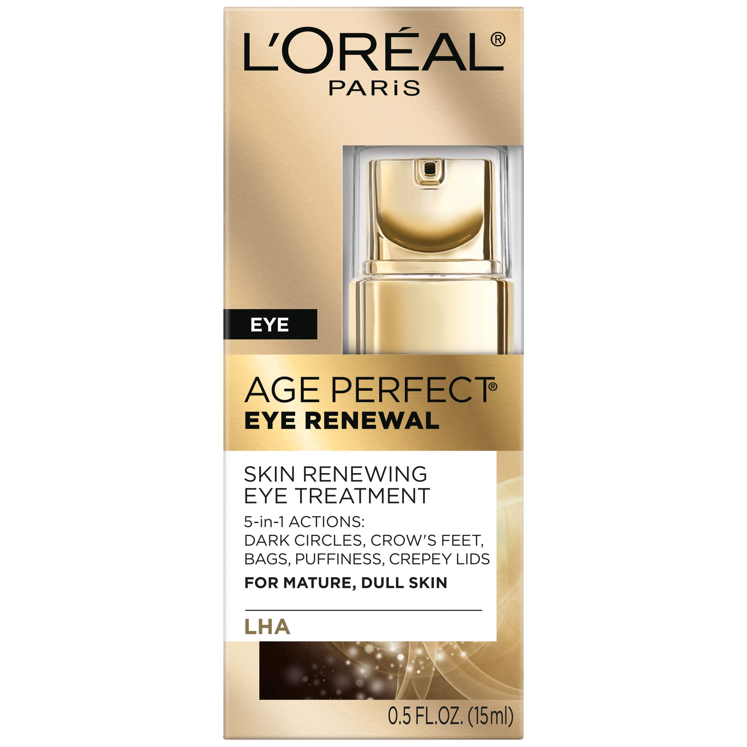 L'Oreal Paris Age Perfect Eye Renewal Cream, 0.5 fl oz - Anti-Aging for Mature Skin