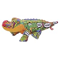 Wild Republic Message from The Planet, Alligator, Stuffed Animal, 12 inches, Gift for Kids, Plush Toy, Made from Spun Recycled Water Bottles, Eco Friendly, Child’s Room Décor, Medium