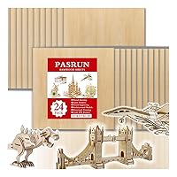 24 Pack Basswood Sheets 12