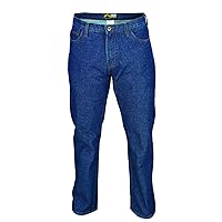 MCR Safety P1D4036 Flame Resistant (FR) Denim Jeans, Denim Blue, 40-Inch Waist, 36-Inch Inseam