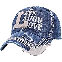Rodeo Country Horse Derby Womens Baseball Cap Distressed Vintage Unconstructed Embroidered Patch Hat