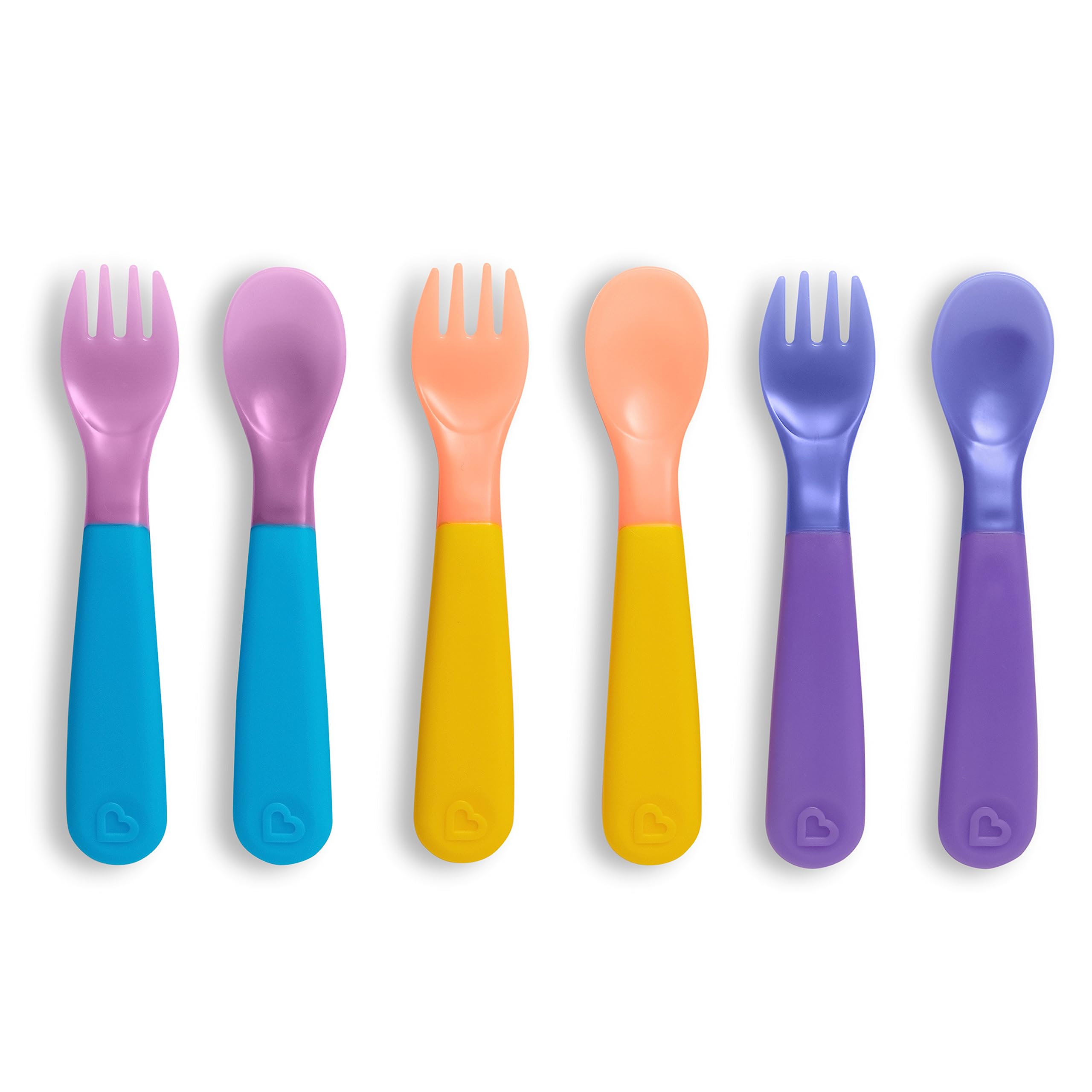 Munchkin® ColorReveal™ Color Changing Toddler Forks and Spoons, 6 Pack