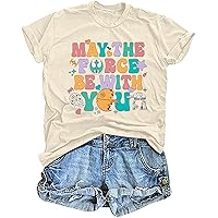 Magical Shirt Women May Shirts Be with You Tshirt Planet Shirts Science Fiction Lover Tee Top
