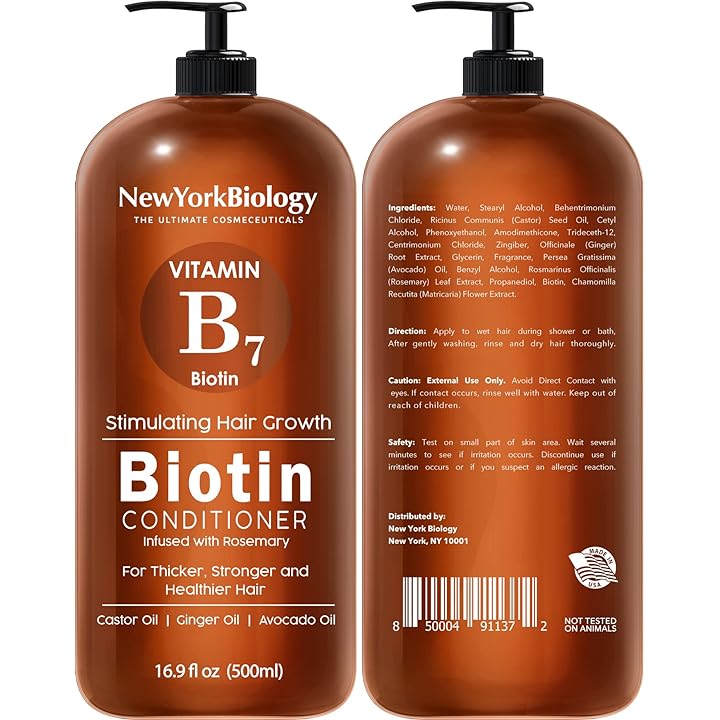 Mua New York Biology Biotin Shampoo and Conditioner Set for Hair Growth and Thinning  Hair – Thickening Formula for Hair Loss Treatment – For Men & Women – Anti  Dandruff 