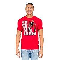 Marvel Comics Deadpool Sushi Red T-Shirt