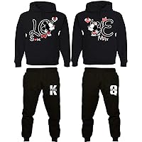 King and Queen Matching Tracksuits - His and Hers Matching Hoodies - Couples Matching Sweatsuits - Tracksuit for Couples