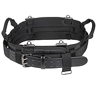 Klein Tools 55918 Tool Belt, Electrician Tool Belt for use with Modular Pouches from Klein Tools Click Lock Modular System, Size M