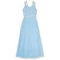 Speechless Girls' Sleeveless Maxi Party Dress with Pleated Skirt