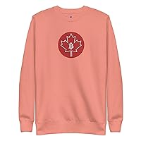 Bitcoin Canada Sweatshirt Dusty Rose XL