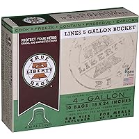 True Liberty Bags - All Purpose Bags and Liners (4 Gallon, 10 Pack)