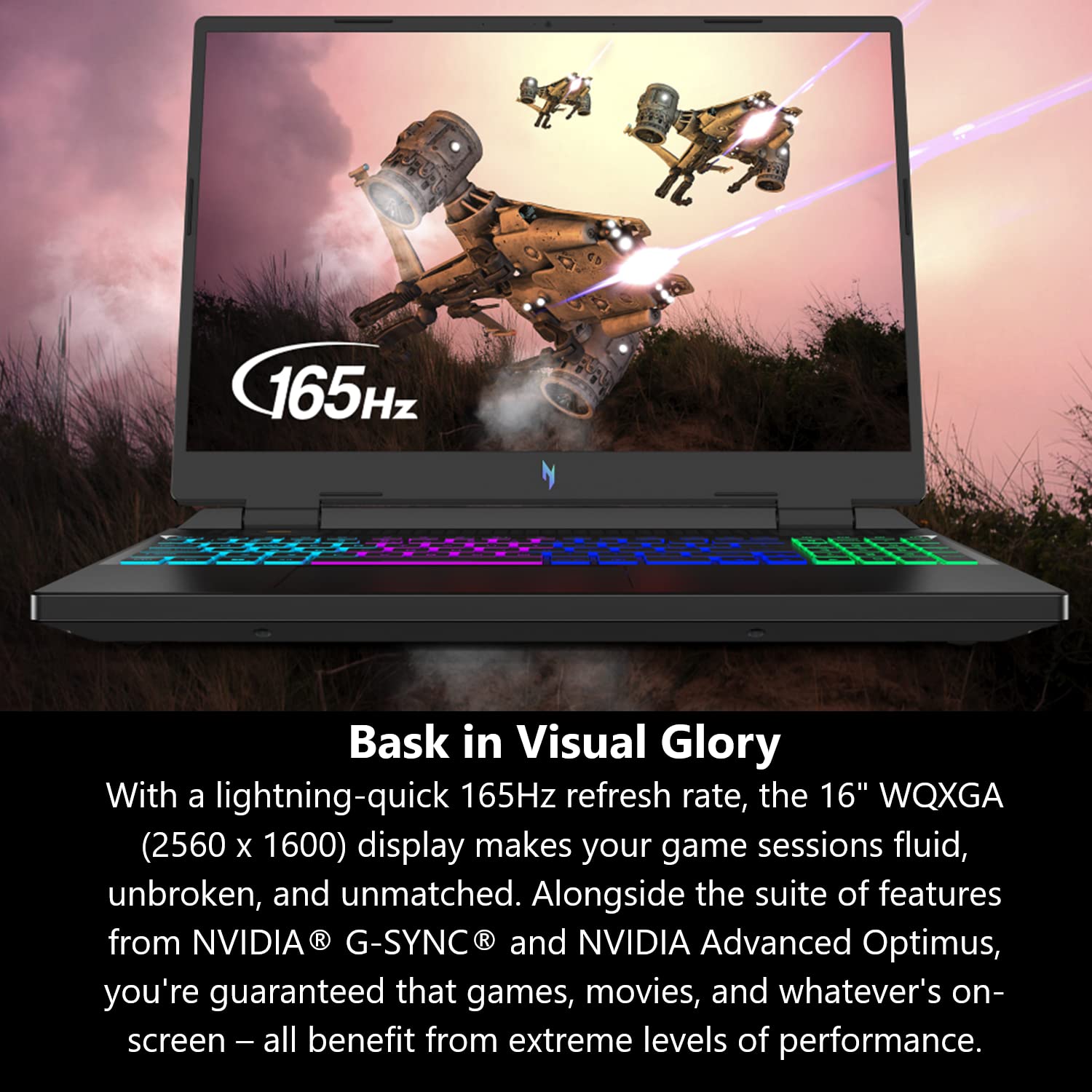 Acer Nitro 16 Gaming Laptop | AMD Ryzen 9 7940HS Octa-Core CPU | NVIDIA GeForce RTX 4070 Laptop GPU | 16