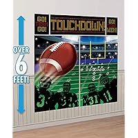 Amscan Football Scene Setters Wall Party Decorating Kit