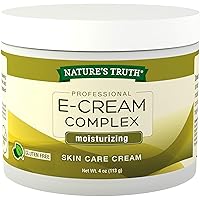 Vitamin E Cream Complex | with Vitamin A & D | 4 oz | Moisturizing Skin Care Cream | by Nature's Truth