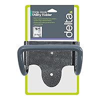 Delta Wide Hook Utility Holder Cycle - Heavy Duty Garage Utility Hook Helps Support Wheelbarrows, Ladders & Other Large Items - Rubberized Coating Protects from Scratches - Easy Installation