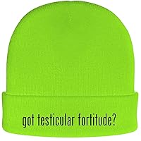got Testicular Fortitude? - Soft Adult Beanie Cap