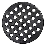 Dracarys Round cast Iron fire Grate, BBQ high Heat Charcoal Plate for Large Big Green Egg fire Grate Bottom Grate Grill Parts Charcoal Grate Replacement Parts Big Green Egg l accessories-9inch