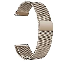 Metal Magnetic Watch Band Mesh Woven Quick Release Strap Adjustable Stainless Steel Replacement Straps for Women Men 14mm 16mm18mm 20mm 22mm 24mm