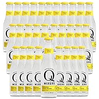 Q Mixers Tonic Water Premium Cocktail Mixer Made with Real Ingredients 6.7oz Bottles | 30 PACK
