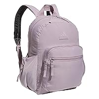 adidas Weekender Sport Fashion Compact Smaller Backpack with Detachable Mini valuables Pouch, Preloved Fig Purple, One Size