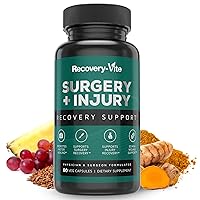 Recovery Vite Surgery & Injury Support, Auto-Accident Recovery, Heal Faster with Arnica and Bromelain, Non-GMO & Gluten-Free, 60 Veg Caps