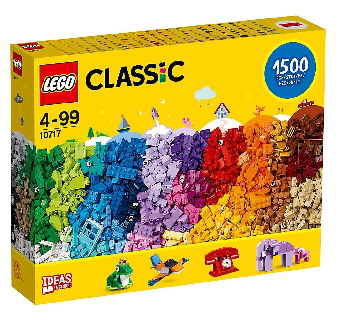 LEGO Classic 10717 Bricks 1500 Piece Set - Encourages Creativity in all Ages - Ideal for Creators of all Ages - Brick Separator Included
