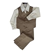 Pinstripe Boys Formal Dresswear Vest Set