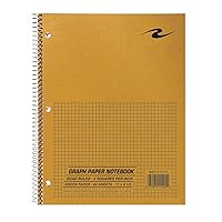 Roaring Spring Paper Products Memo/Subject Notebooks (ROA11209), SINGLE Notebook,Green Paper,8.5