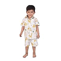 Cotton Toddler 2-Piece Set for Boys & Girls, Shirt & Shorts, Sizes 2T-5T