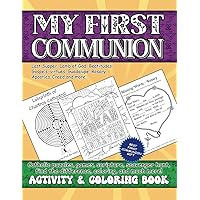 My First Holy Communion: Catholic Activity and Coloring Book for Kids