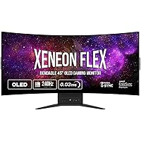 Corsair 45-Inch 240Hz OLED Gaming Monitor - 3440x1440, 0.03ms Response, G-SYNC/FreeSync Compatible