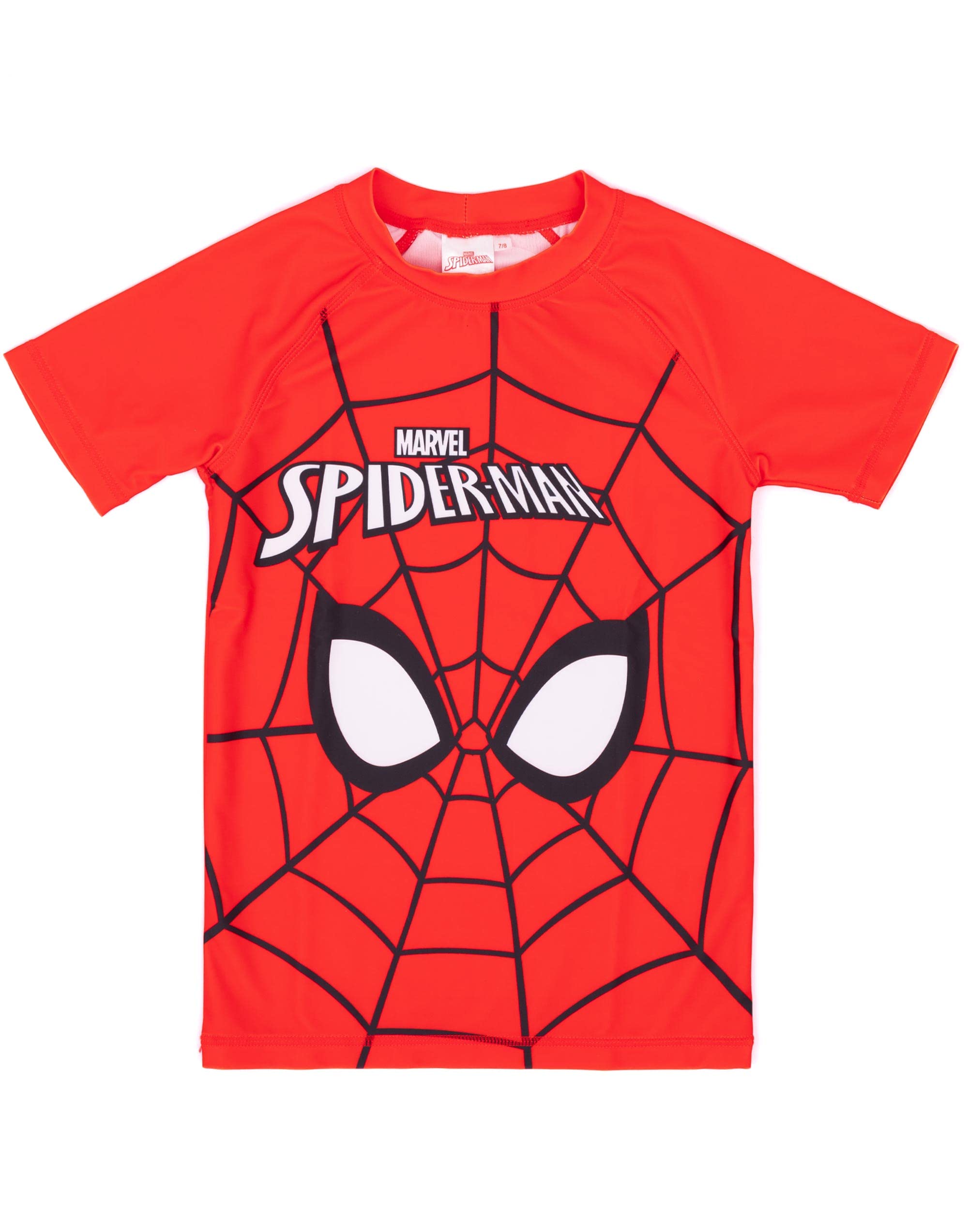 Marvel Spider-Man Swimsuit Boys Kids Two Piece Top Shorts Swim Set