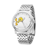 Looney Tunes Adult Vintage Watch - Classic Bugs Bunny, Daffy Duck, Marvin The Martian, Sylvester, Tweety Analog Quartz Watch