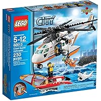 LEGO® CITY® Coast Guard Patrol Helicopter with Minifigures & Catamaran | 60013
