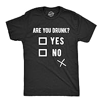 Mens are You Drunk Tshirt Funny Beer Drinking Party Tee