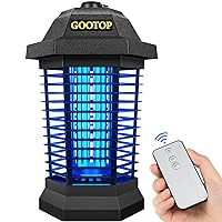 GOOTOP Remote Control Bug Zapper Outdoor Electric, Mosquito Zapper, Fly Traps, Fly Zapper, Mosquito Killer, 3 Prong Plug, 90-130V, ABS Plastic Outer