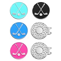 Golf Ball Marker Hat Clips, Funny Unique Metal Golf Cap Magnetic Clips Markers for Men and Women Golfers Premium Gifts