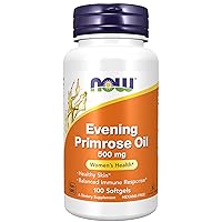 Supplements, Evening Primrose Oil 500 mg with Naturally Occurring GLA (Gamma-Linolenic Acid), 100 Softgels