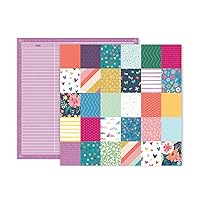 American Crafts Paige Evans 19 Paper, 12-x-12-Inch, Multi