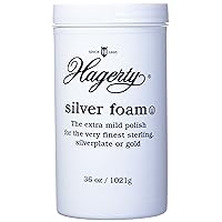 Hagerty Foam Silver Polish, 36-Ounce, White, 36 Ounces
