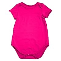 Petitebella Plain Short Sleeves Baby Bodysuit Nb-18m