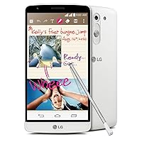 LG G3 Stylus 3G D690, Dual Sim, 8GB, Unlocked (White) - International Version (No Warranty)